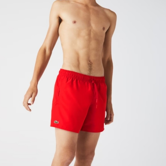 Lacoste Other - Lacoste Red Quick Dry Boardshorts Men's Size Small NWT
